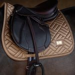 Equestrian Stockholm Jump Saddle Pad Modern Champagne - Equestrian Stockholm - Equiluxe Tack