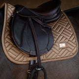 Equestrian Stockholm Jump Saddle Pad Modern Champagne - Equestrian Stockholm - Equiluxe Tack