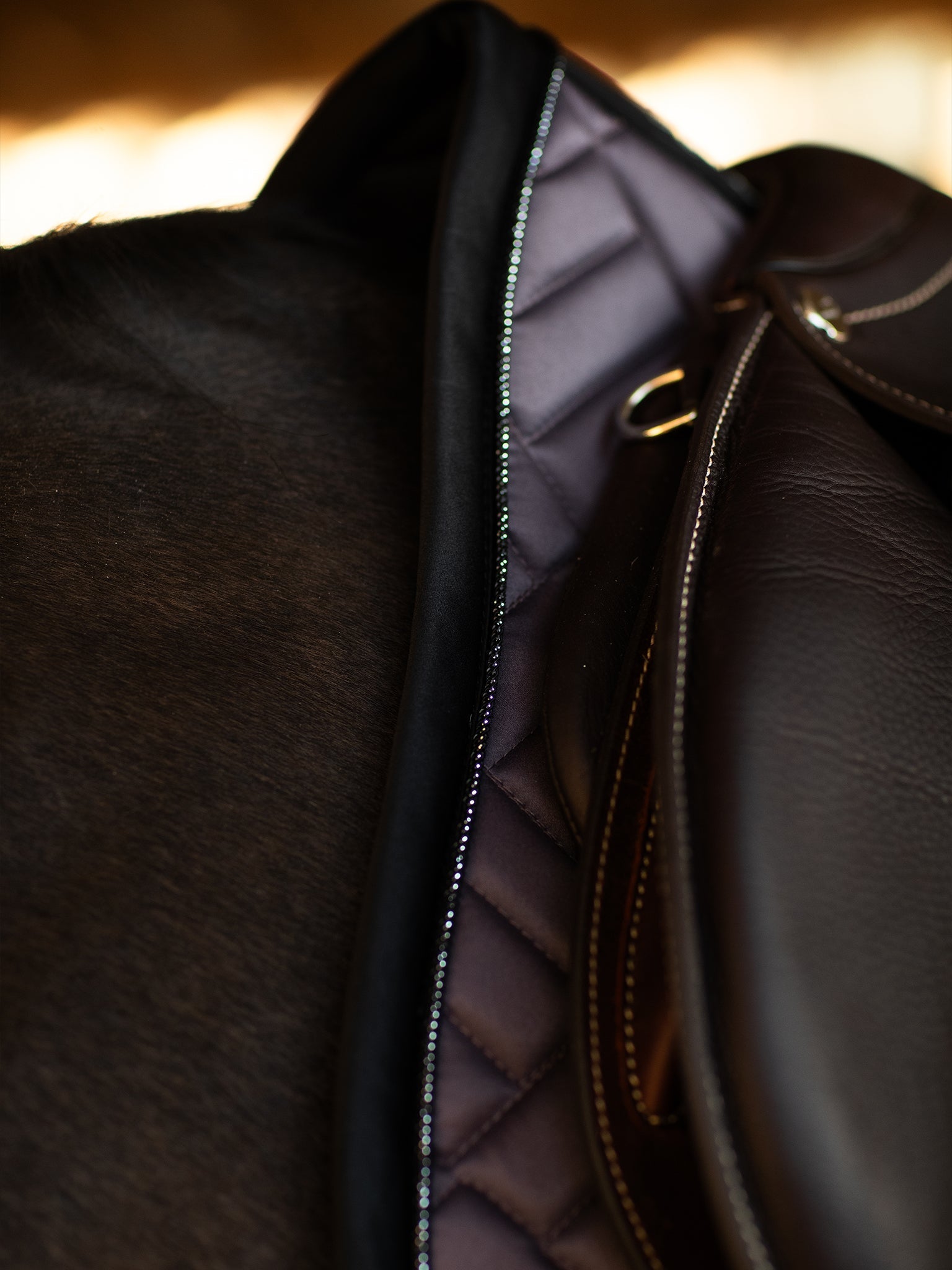 Equestrian Stockholm Jump Saddle Pad Modern Dark Violet - Equestrian Stockholm - Equiluxe Tack