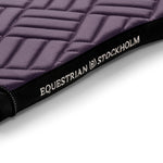 Equestrian Stockholm Jump Saddle Pad Modern Dark Violet - Equestrian Stockholm - Equiluxe Tack