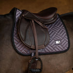Equestrian Stockholm Jump Saddle Pad Modern Dark Violet - Equestrian Stockholm - Equiluxe Tack