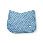 Equestrian Stockholm Jump Saddle Pad Modern Midsummer Blue - Equestrian Stockholm - Equiluxe Tack