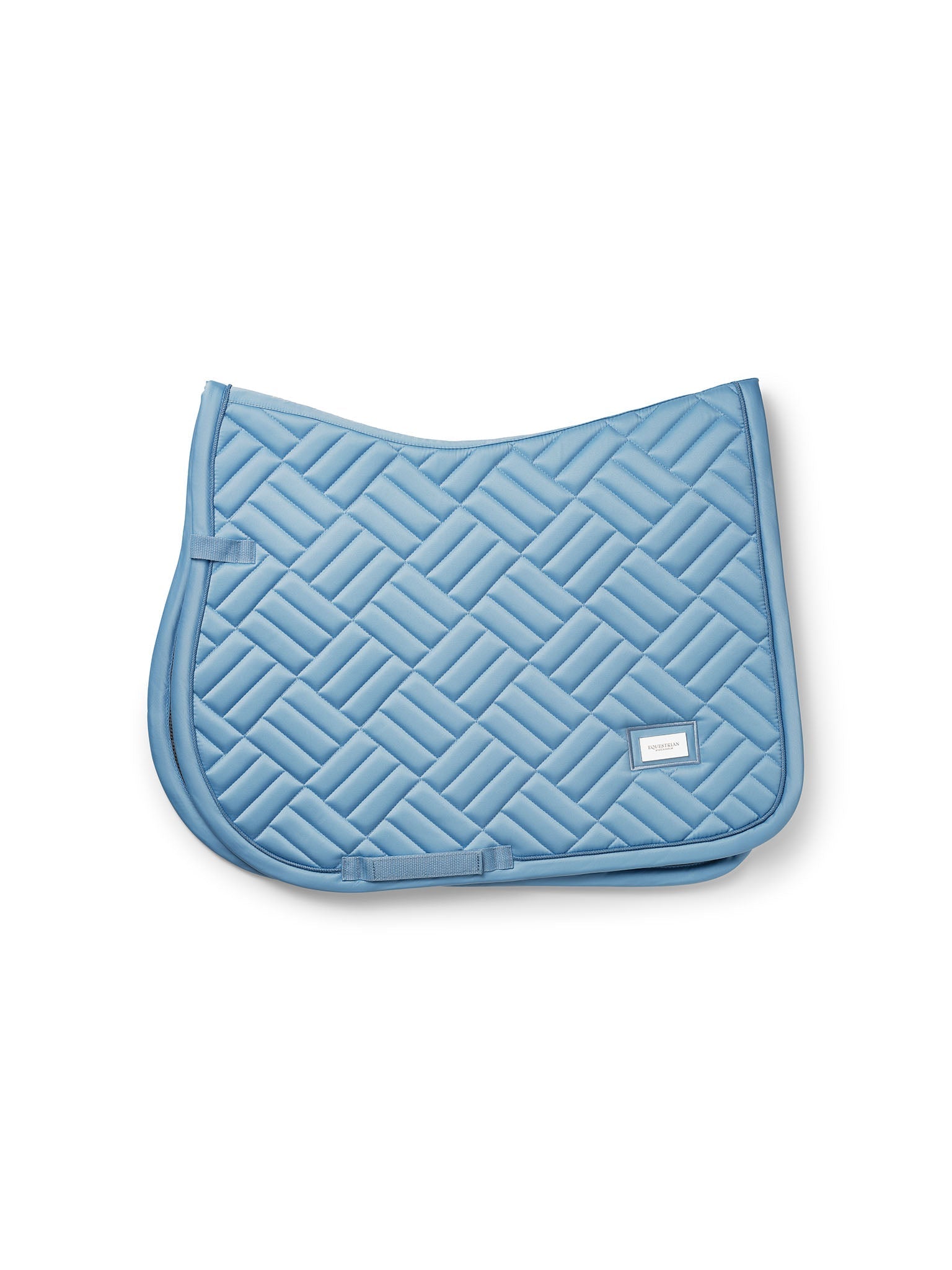 Equestrian Stockholm Jump Saddle Pad Modern Midsummer Blue - Equestrian Stockholm - Equiluxe Tack