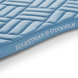 Equestrian Stockholm Jump Saddle Pad Modern Midsummer Blue - Equestrian Stockholm - Equiluxe Tack