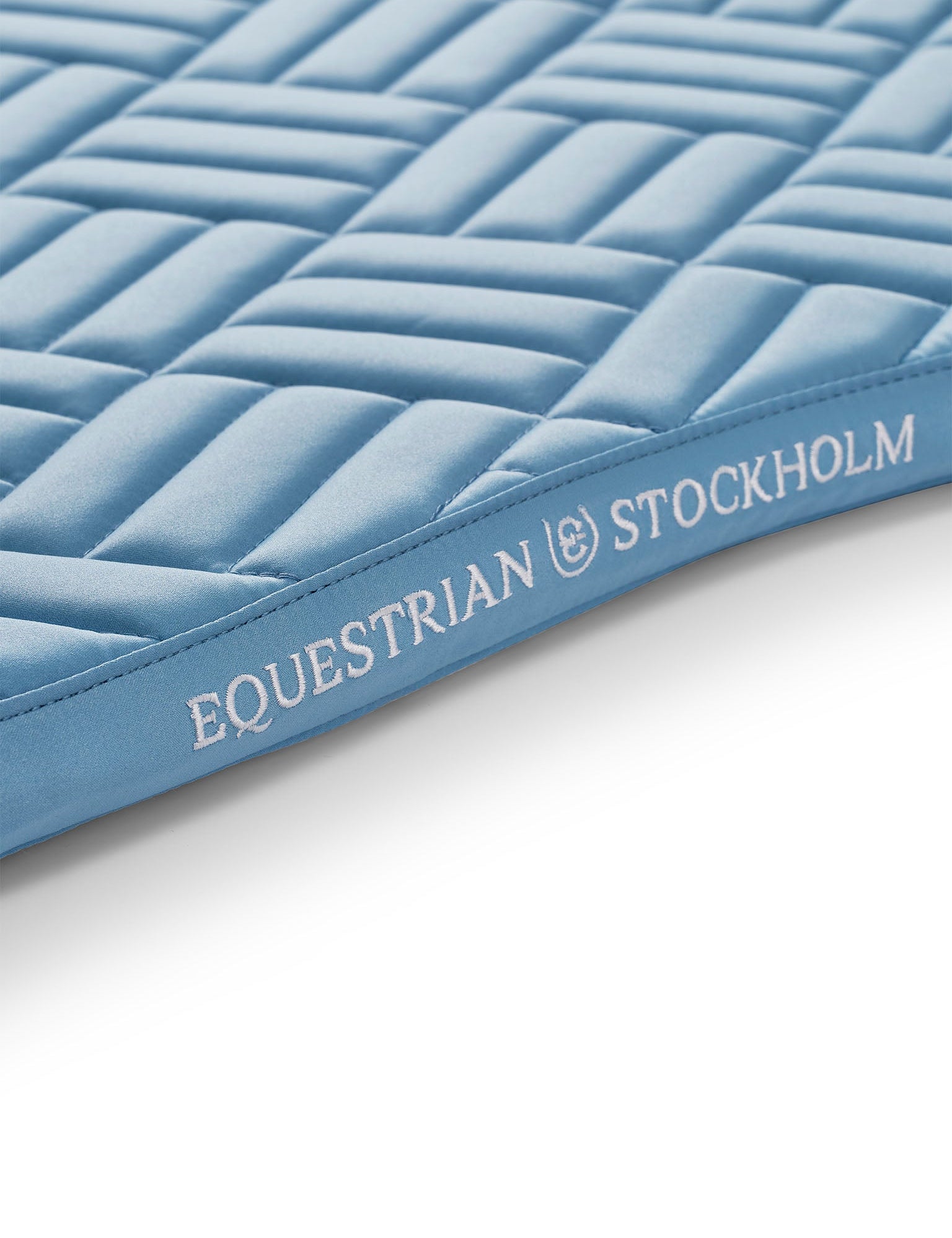 Equestrian Stockholm Jump Saddle Pad Modern Midsummer Blue - Equestrian Stockholm - Equiluxe Tack