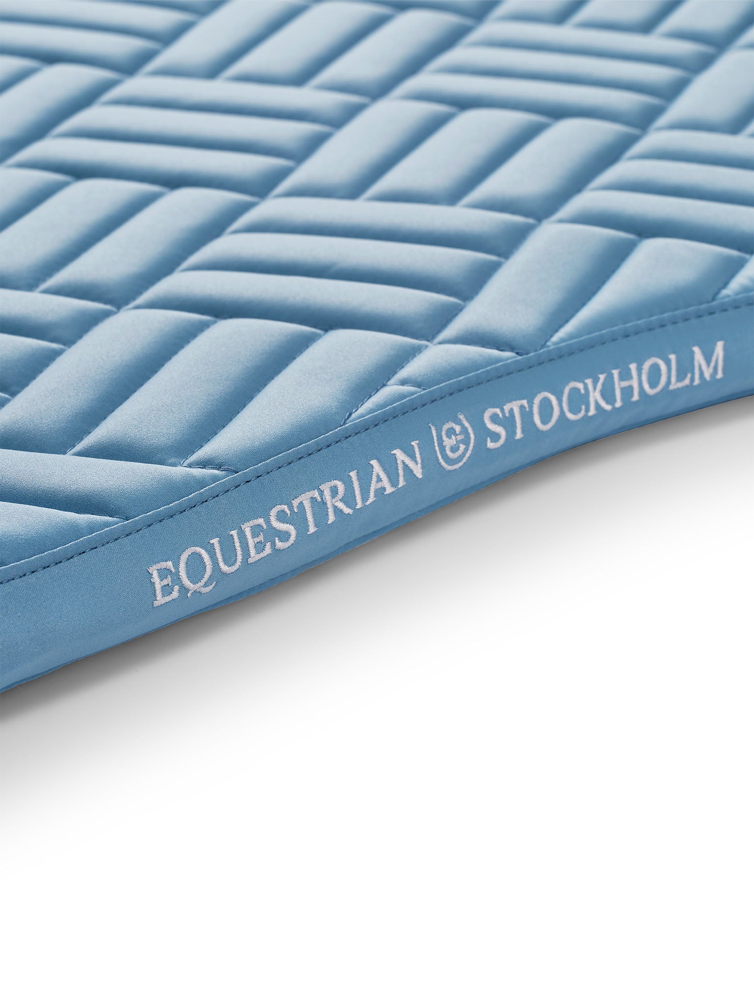 Equestrian Stockholm Jump Saddle Pad Modern Midsummer Blue - Equestrian Stockholm - Equiluxe Tack