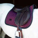Equestrian Stockholm Jump Saddle Pad Modern Purple Night - Equestrian Stockholm - Equiluxe Tack