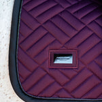 Equestrian Stockholm Jump Saddle Pad Modern Purple Night - Equestrian Stockholm - Equiluxe Tack