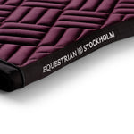 Equestrian Stockholm Jump Saddle Pad Modern Purple Night - Equestrian Stockholm - Equiluxe Tack
