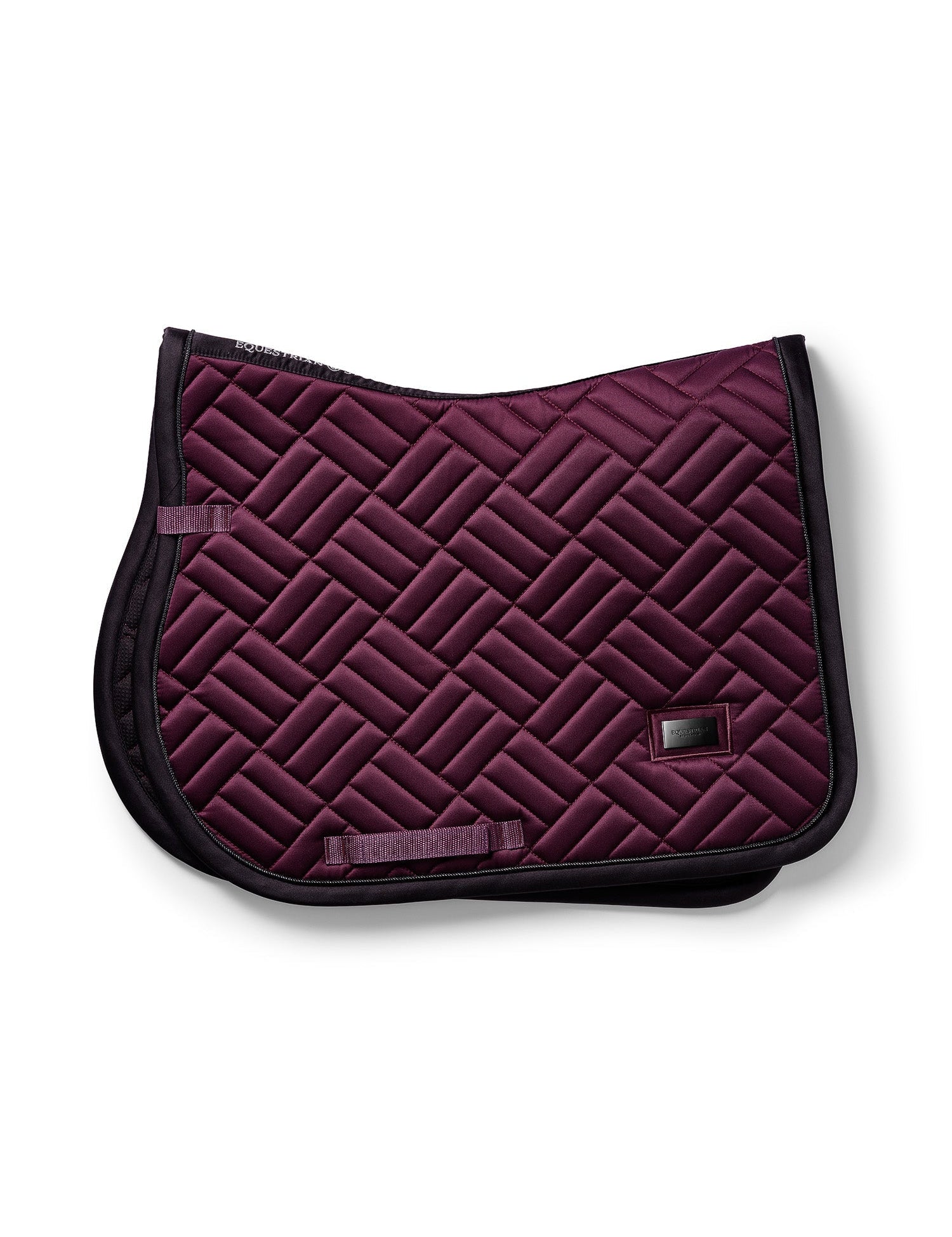 Equestrian Stockholm Jump Saddle Pad Modern Purple Night - Equestrian Stockholm - Equiluxe Tack