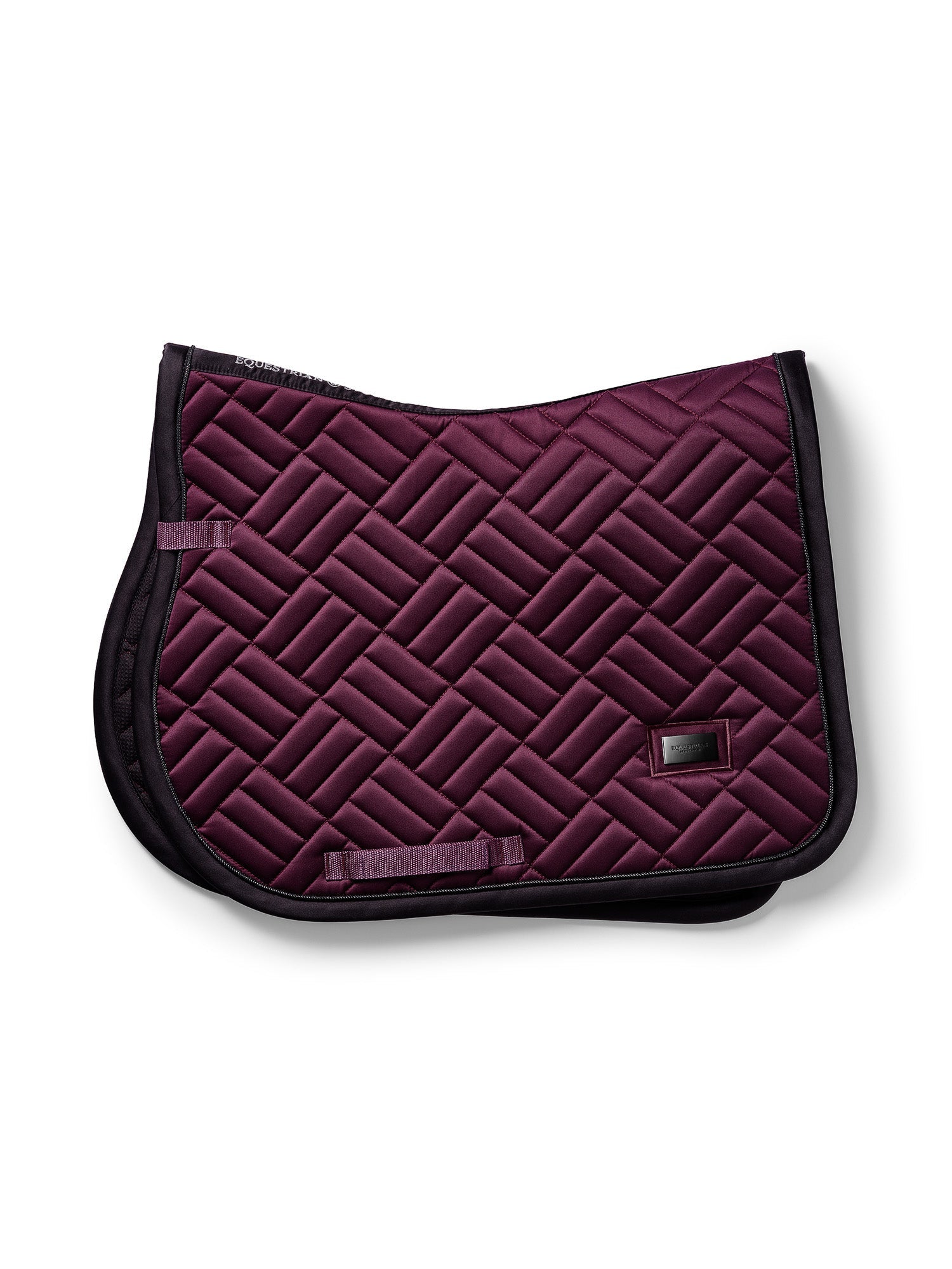 Equestrian Stockholm Jump Saddle Pad Modern Purple Night - Equestrian Stockholm - Equiluxe Tack