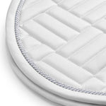 Equestrian Stockholm Jump Saddle Pad Modern White Perfection - Equestrian Stockholm - Equiluxe Tack