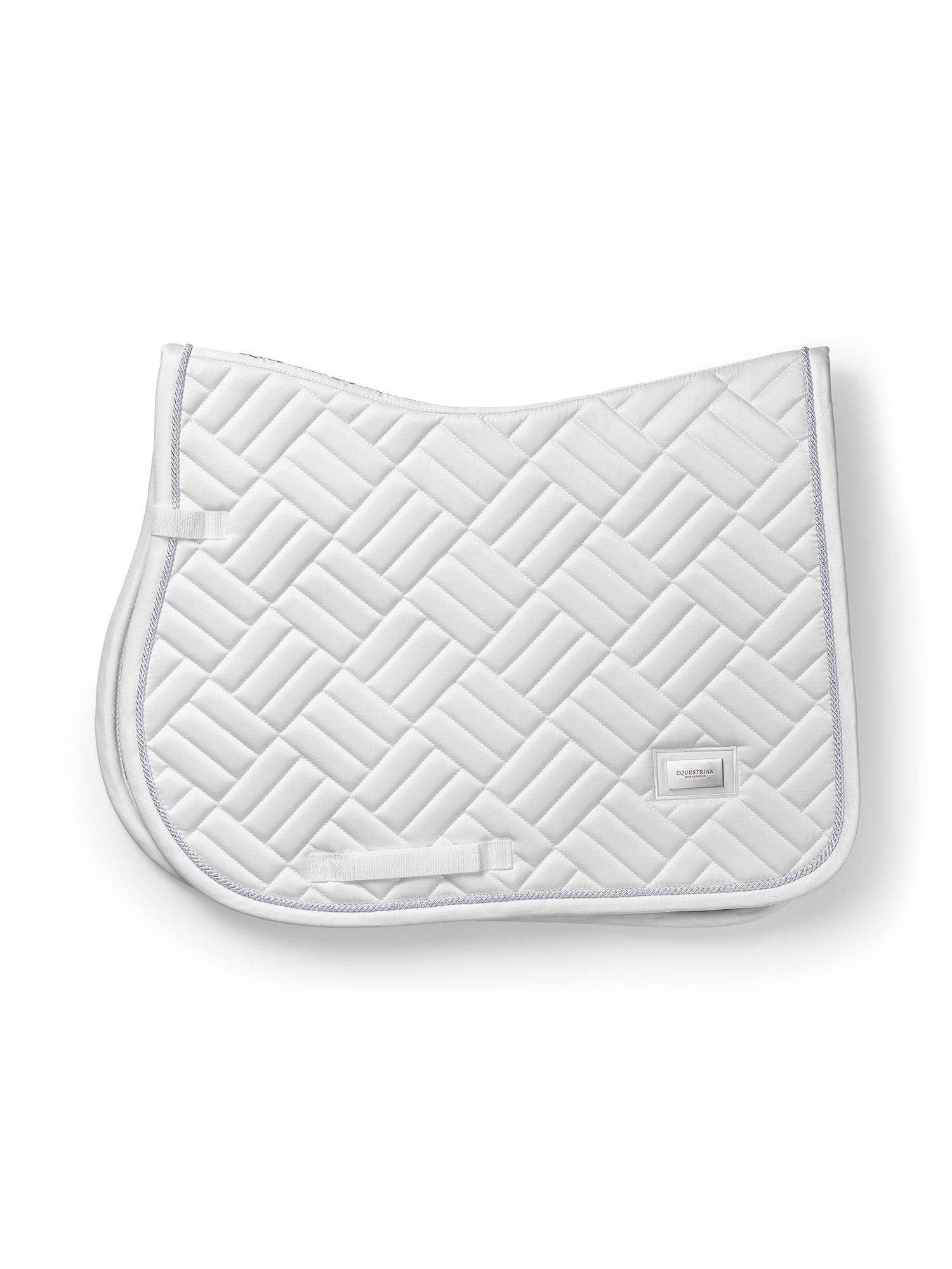 Equestrian Stockholm Jump Saddle Pad Modern White Perfection - Equestrian Stockholm - Equiluxe Tack
