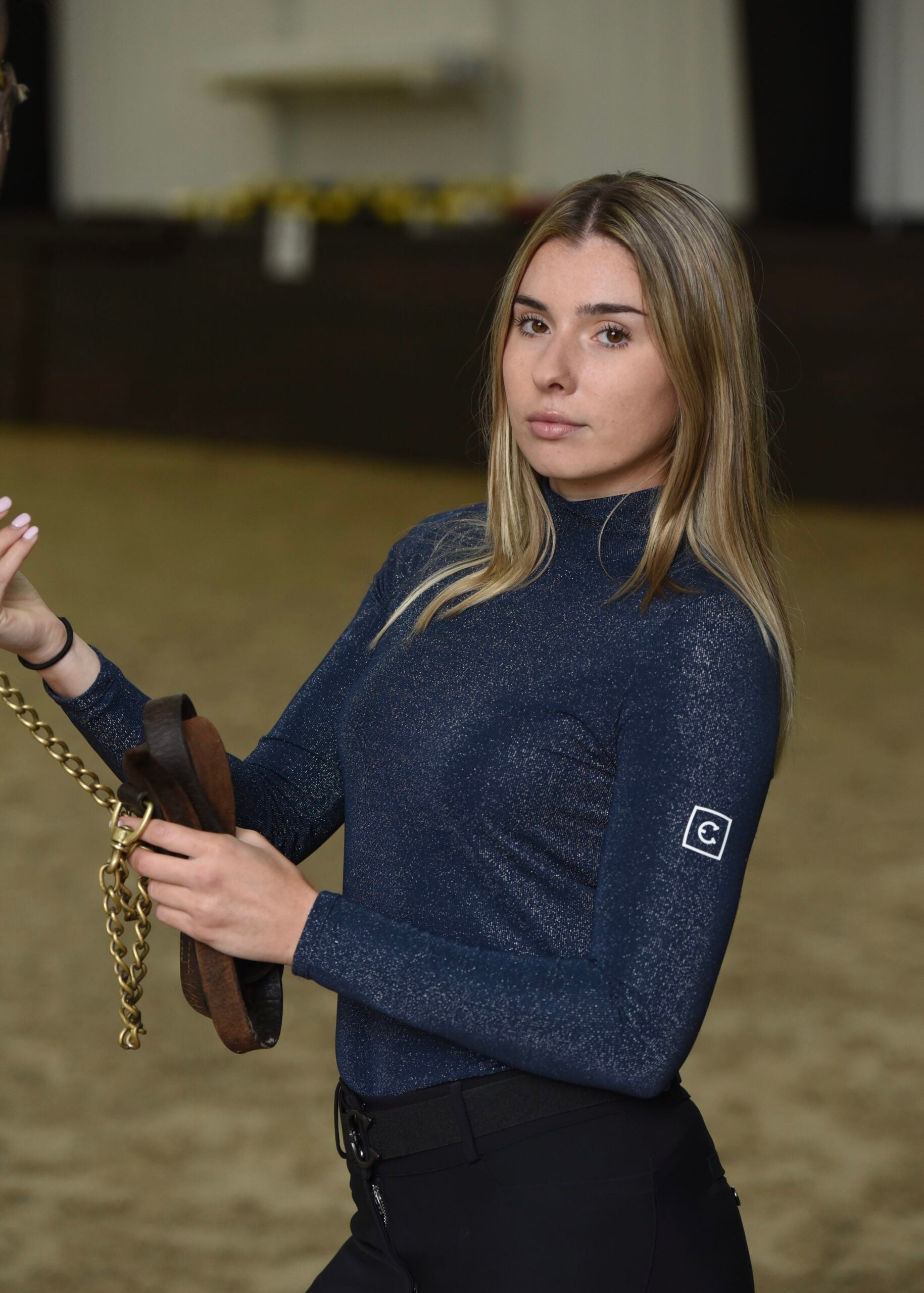 EQUESTRIANCLUB SIENNA Sparkle Turtleneq Shirt - Equestrian Club - Equiluxe Tack