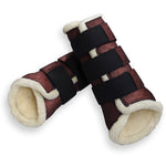 Equestroom Burgundy Brushing Boots - Equestroom - Equiluxe Tack