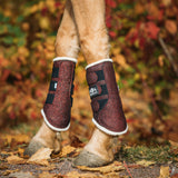 Equestroom Burgundy Brushing Boots - Equestroom - Equiluxe Tack