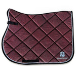 Equestroom Burgundy Saddle Pad - Equestroom - Equiluxe Tack