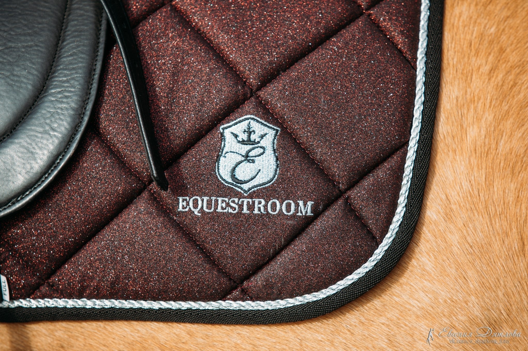 Equestroom Burgundy Saddle Pad - Equestroom - Equiluxe Tack