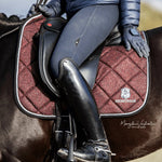 Equestroom Burgundy Saddle Pad - Equestroom - Equiluxe Tack