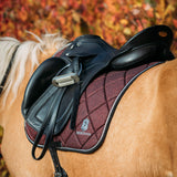 Equestroom Burgundy Saddle Pad - Equestroom - Equiluxe Tack