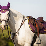 Equestroom Dark Orchid Fly Hat - Equestroom - Equiluxe Tack