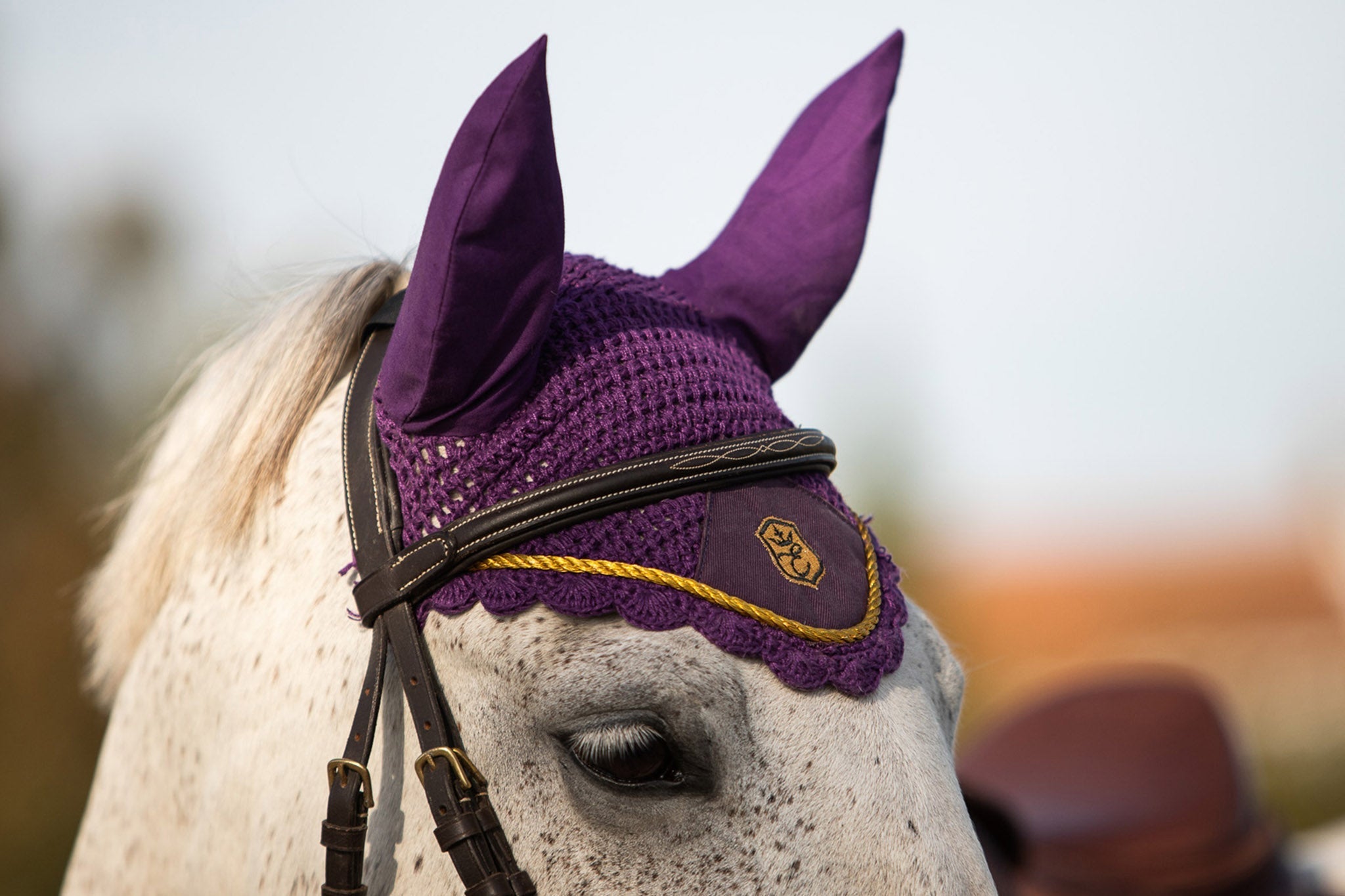 Equestroom Dark Orchid Fly Hat - Equestroom - Equiluxe Tack