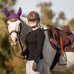 Equestroom Dark Orchid Saddle Pad - Equestroom - Equiluxe Tack