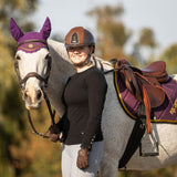 Equestroom Dark Orchid Saddle Pad - Equestroom - Equiluxe Tack