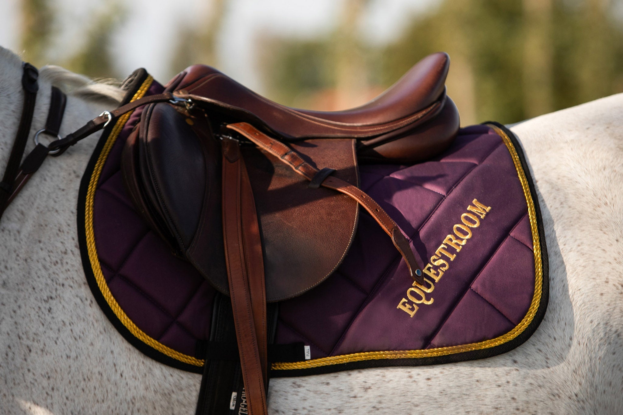 Equestroom Dark Orchid Saddle Pad - Equestroom - Equiluxe Tack