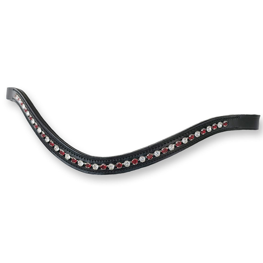 Equestroom Electric Red Browband - Equestroom - Equiluxe Tack