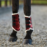 Equestroom Electric Red Brushing Boots - Equestroom - Equiluxe Tack