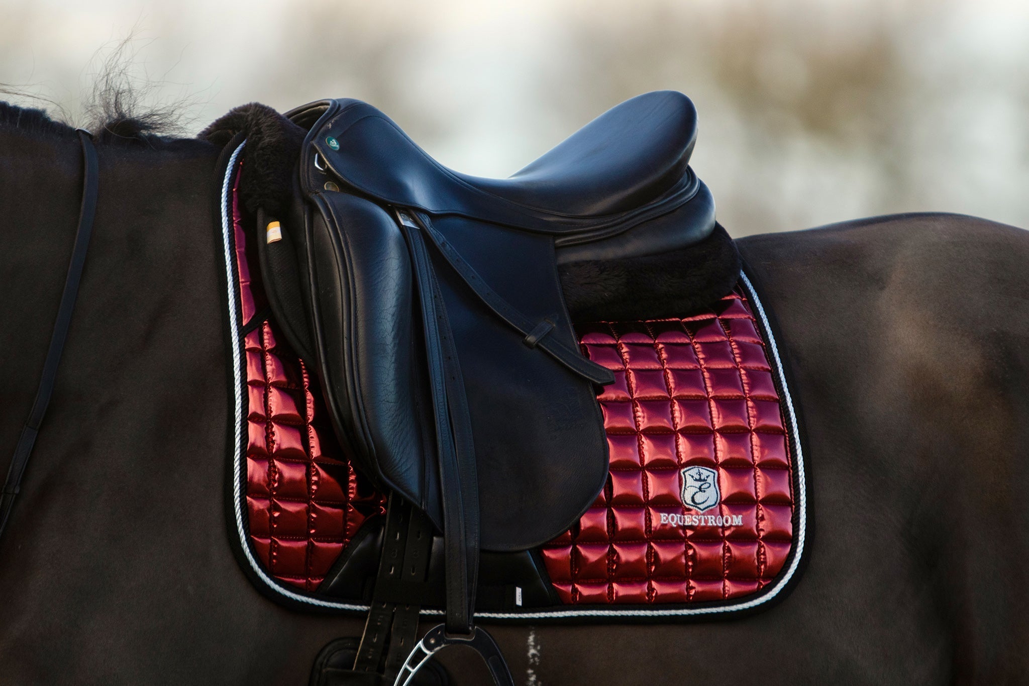 Equestroom Electric Red Saddle Pad - Equestroom - Equiluxe Tack