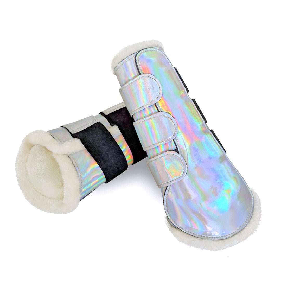 Equestroom Holographic Brushing Boots - Equestroom - Equiluxe Tack