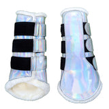 Equestroom Holographic Brushing Boots - Equestroom - Equiluxe Tack