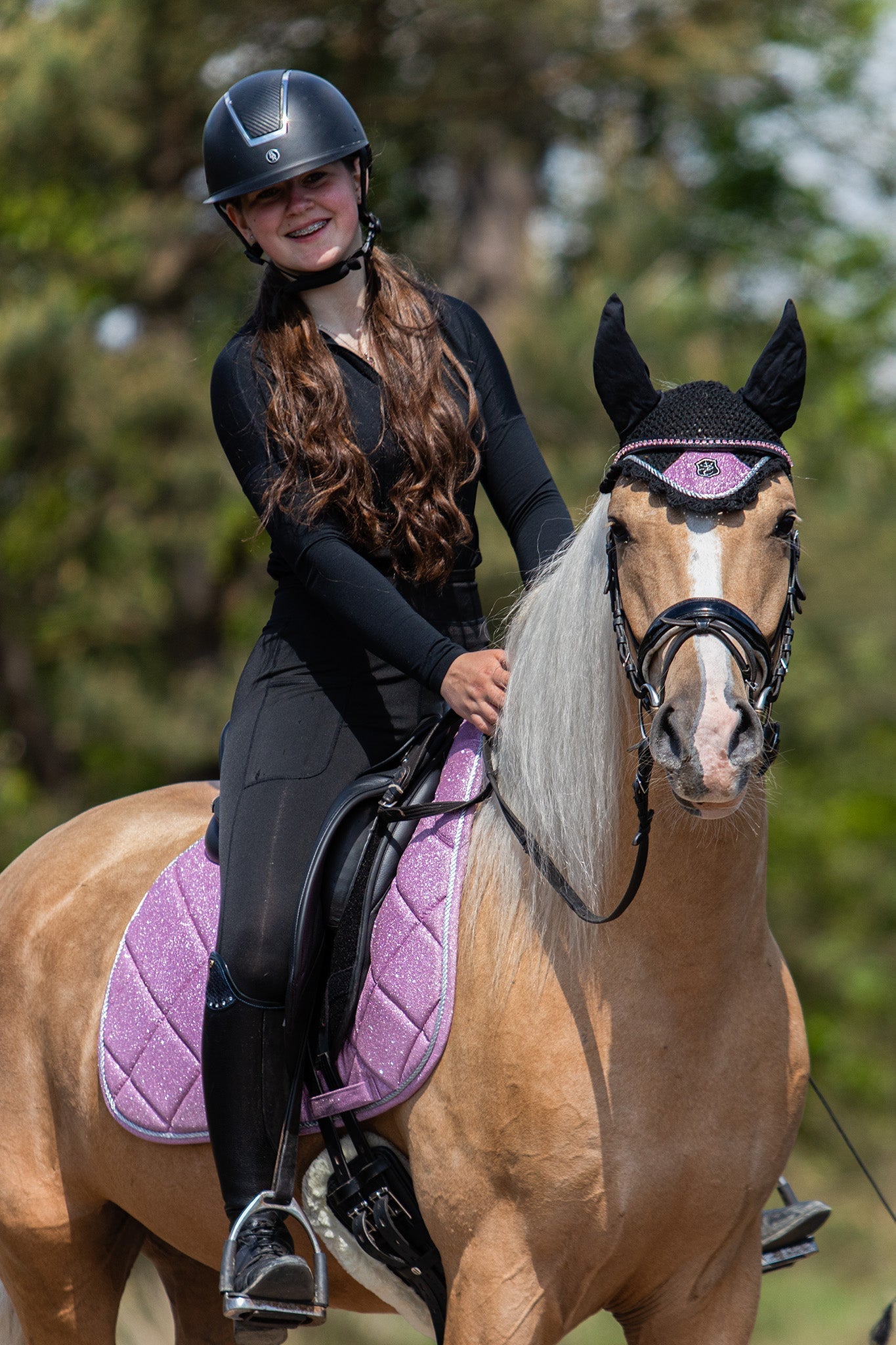 Equestroom Pink Mist Browband - Equestroom - Equiluxe Tack