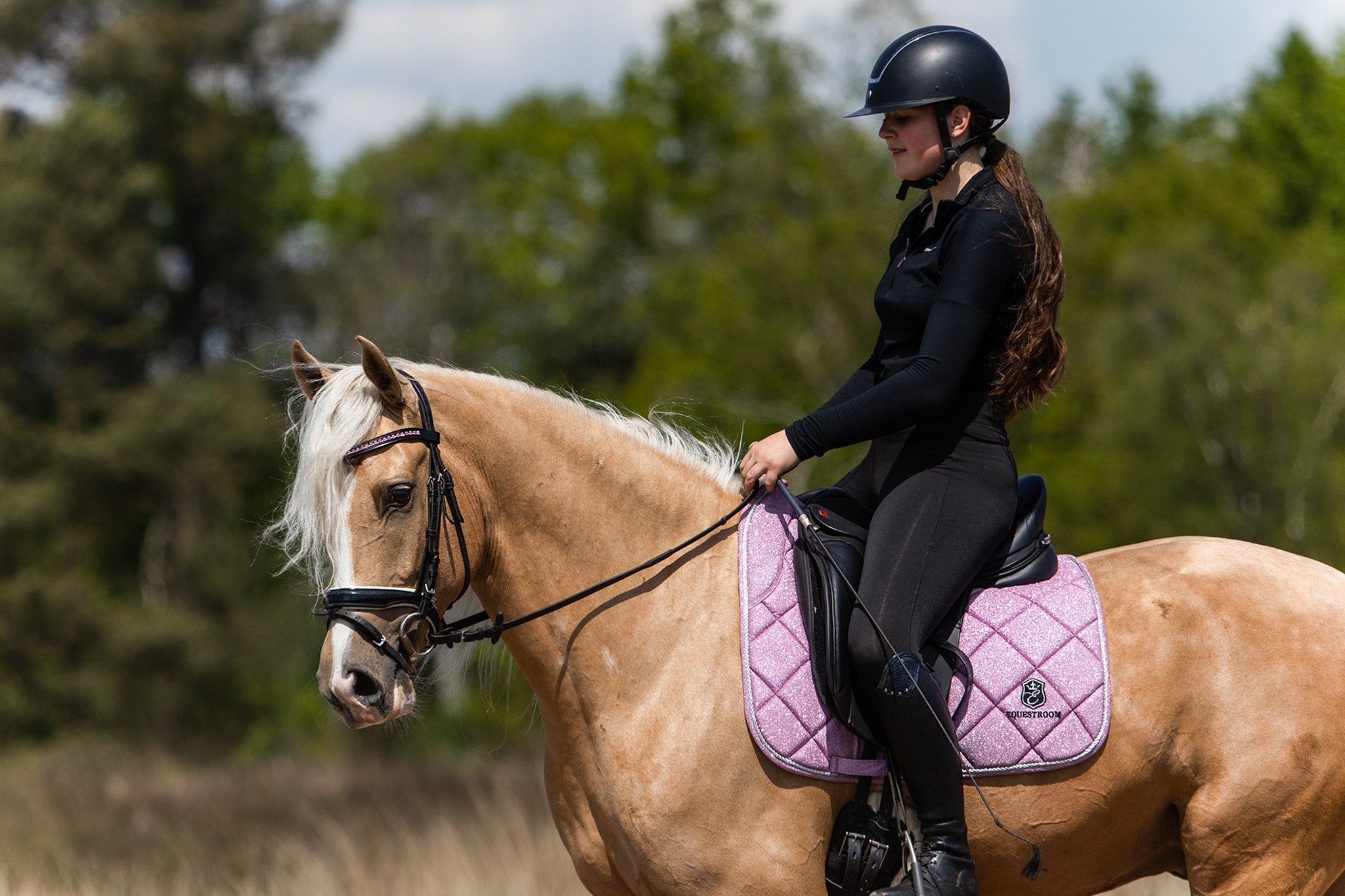 Equestroom Pink Mist Saddle Pad - Equestroom - Equiluxe Tack