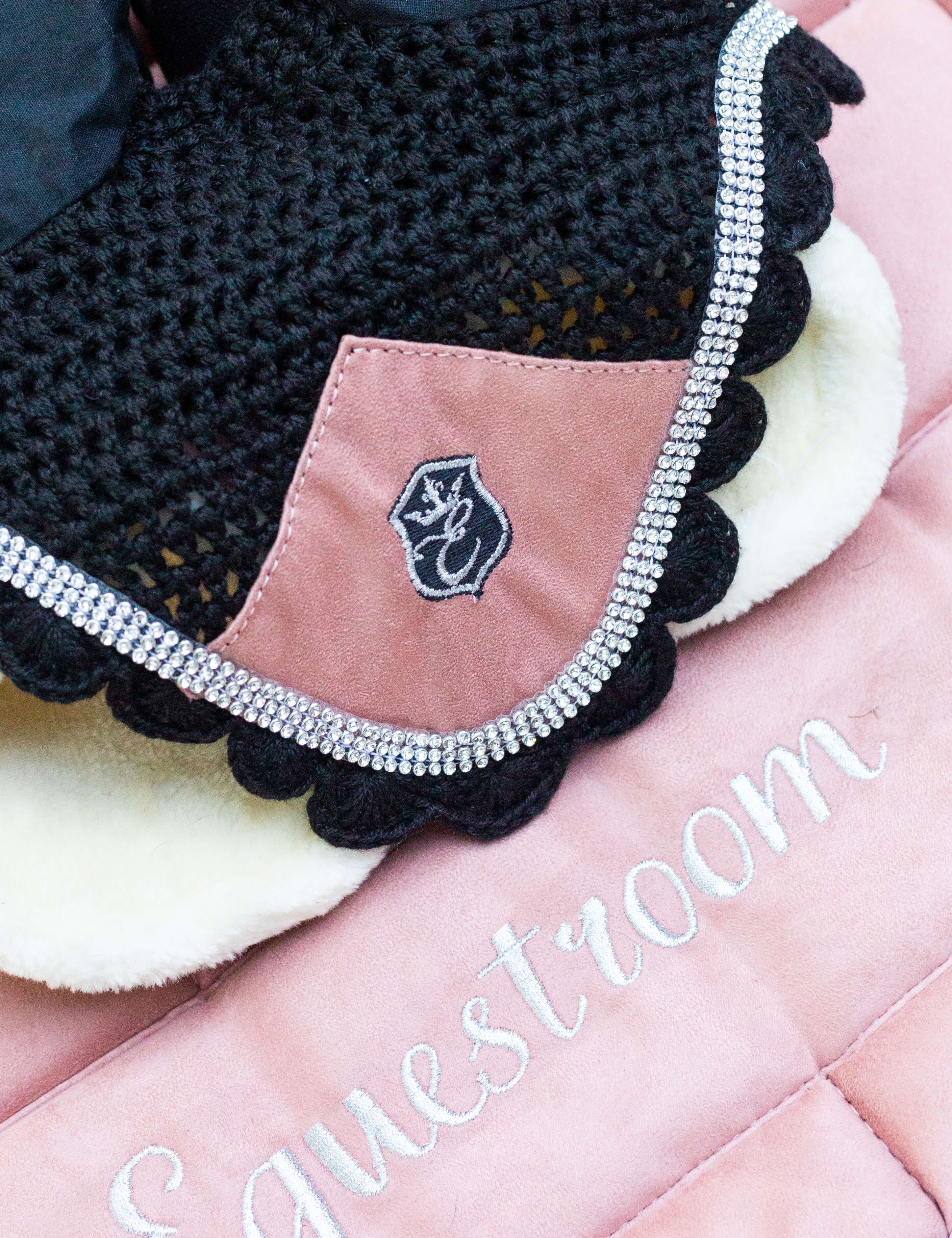 Equestroom Powder Pink Suede Fly Hat - Equestroom - Equiluxe Tack