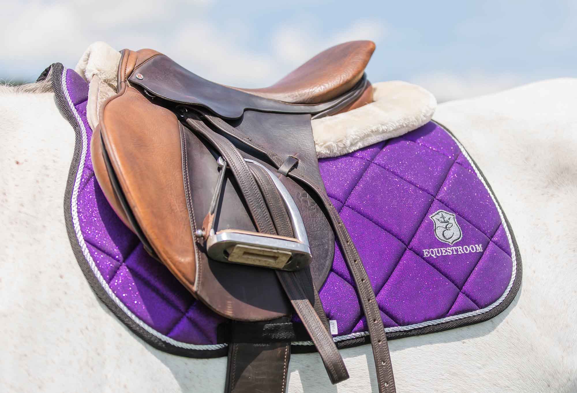 Equestroom Purple Amethyst Saddle Pad - Equestroom - Equiluxe Tack