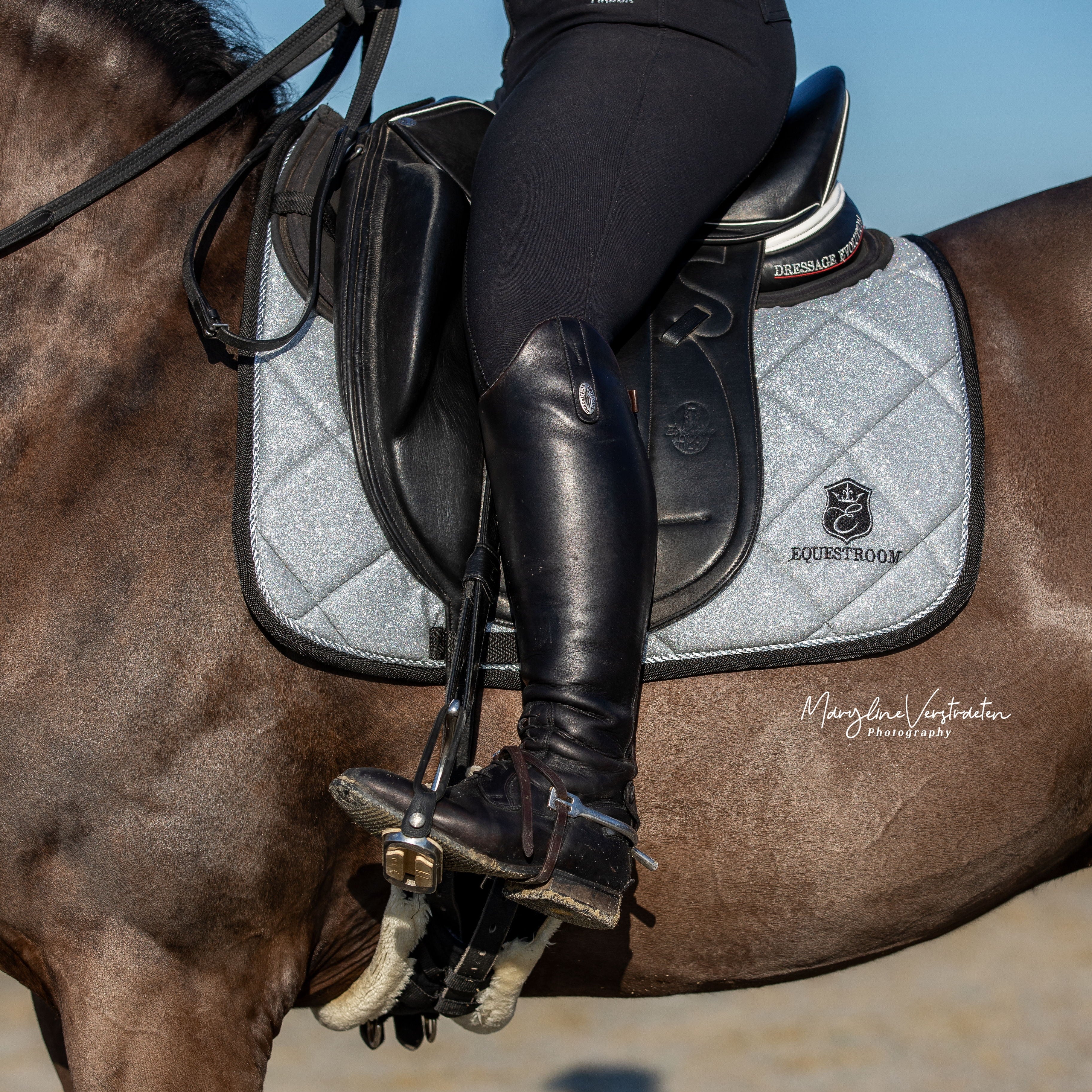 Equestroom Royal Silver Saddle Pad Set - Equestroom - Equiluxe Tack