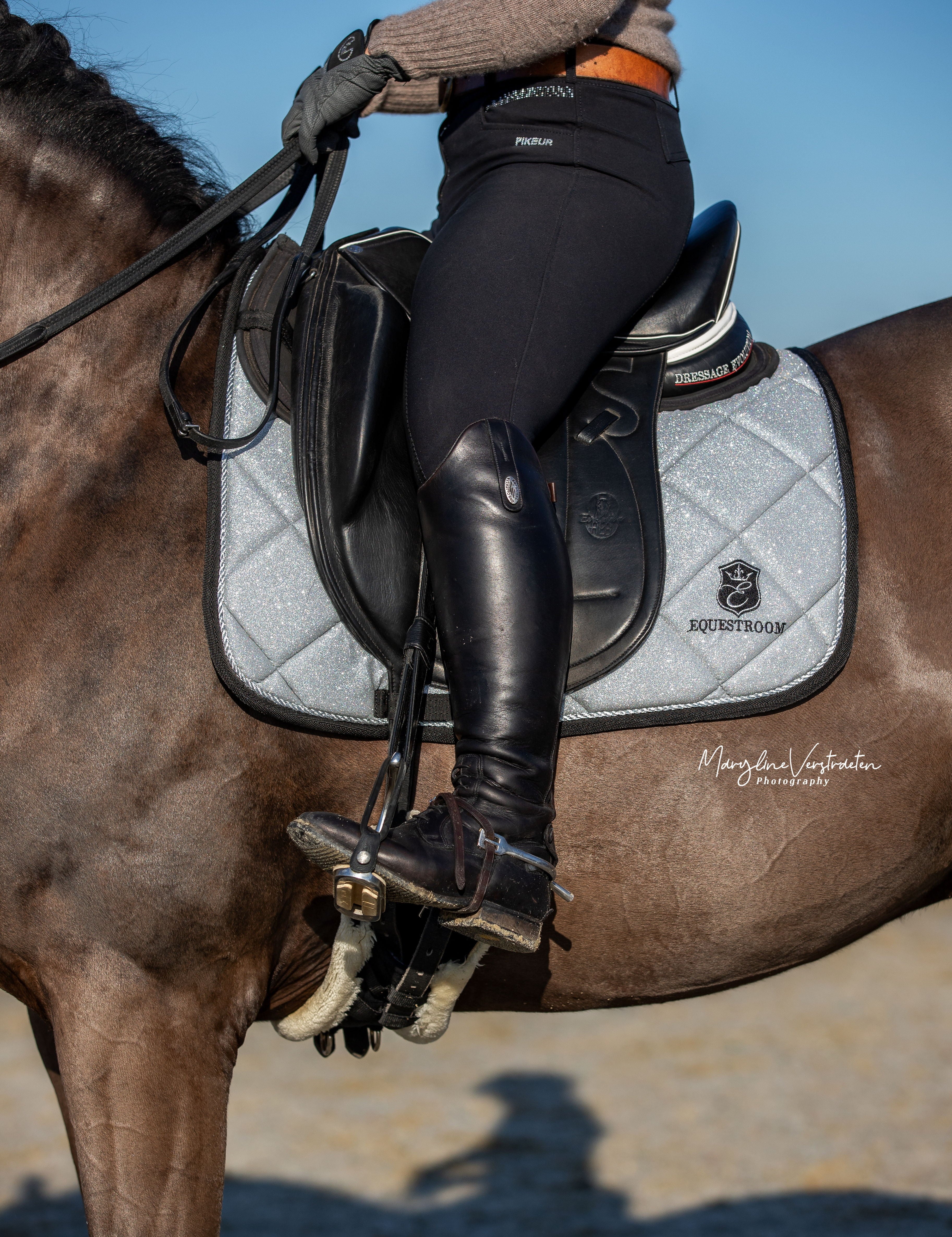 Equestroom Royal Silver Saddle Pad Set - Equestroom - Equiluxe Tack
