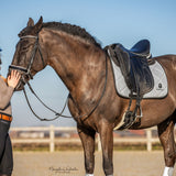 Equestroom Royal Silver Saddle Pad Set - Equestroom - Equiluxe Tack