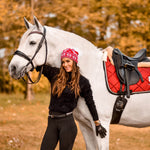 Equestroom Scarlet Red Saddle Pad - Equestroom - Equiluxe Tack