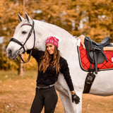 Equestroom Scarlet Red Saddle Pad - Equestroom - Equiluxe Tack