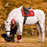 Equestroom Scarlet Red Saddle Pad - Equestroom - Equiluxe Tack