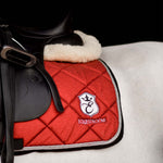 Equestroom Scarlet Red Saddle Pad - Equestroom - Equiluxe Tack