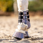 Equestroom Spaceship Grey Brushing Boots - Equestroom - Equiluxe Tack