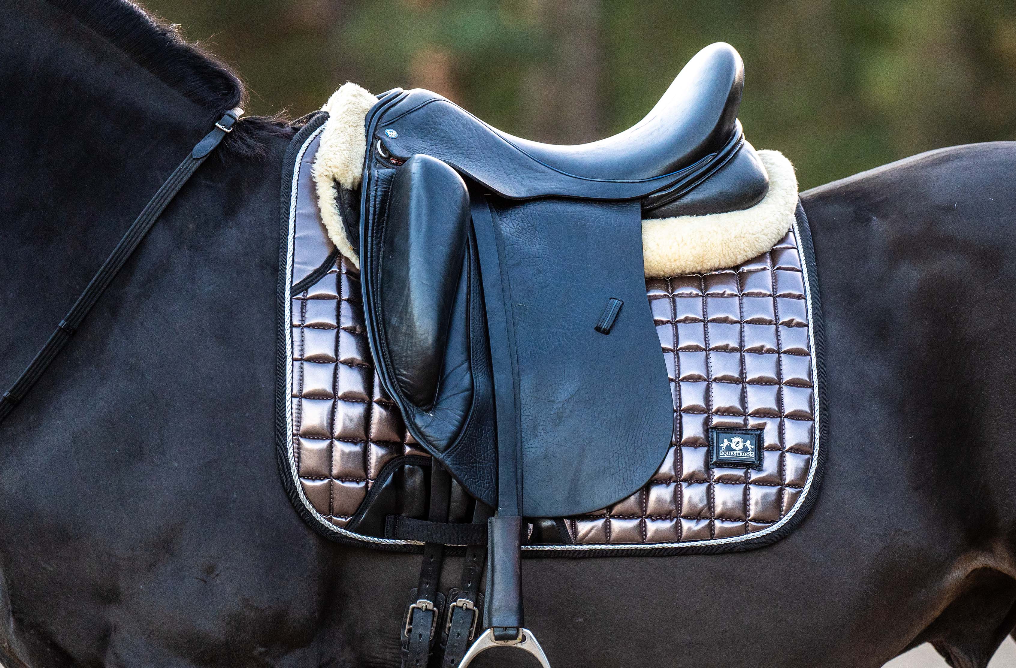 Equestroom Spaceship Grey Saddle Pad - Equestroom - Equiluxe Tack