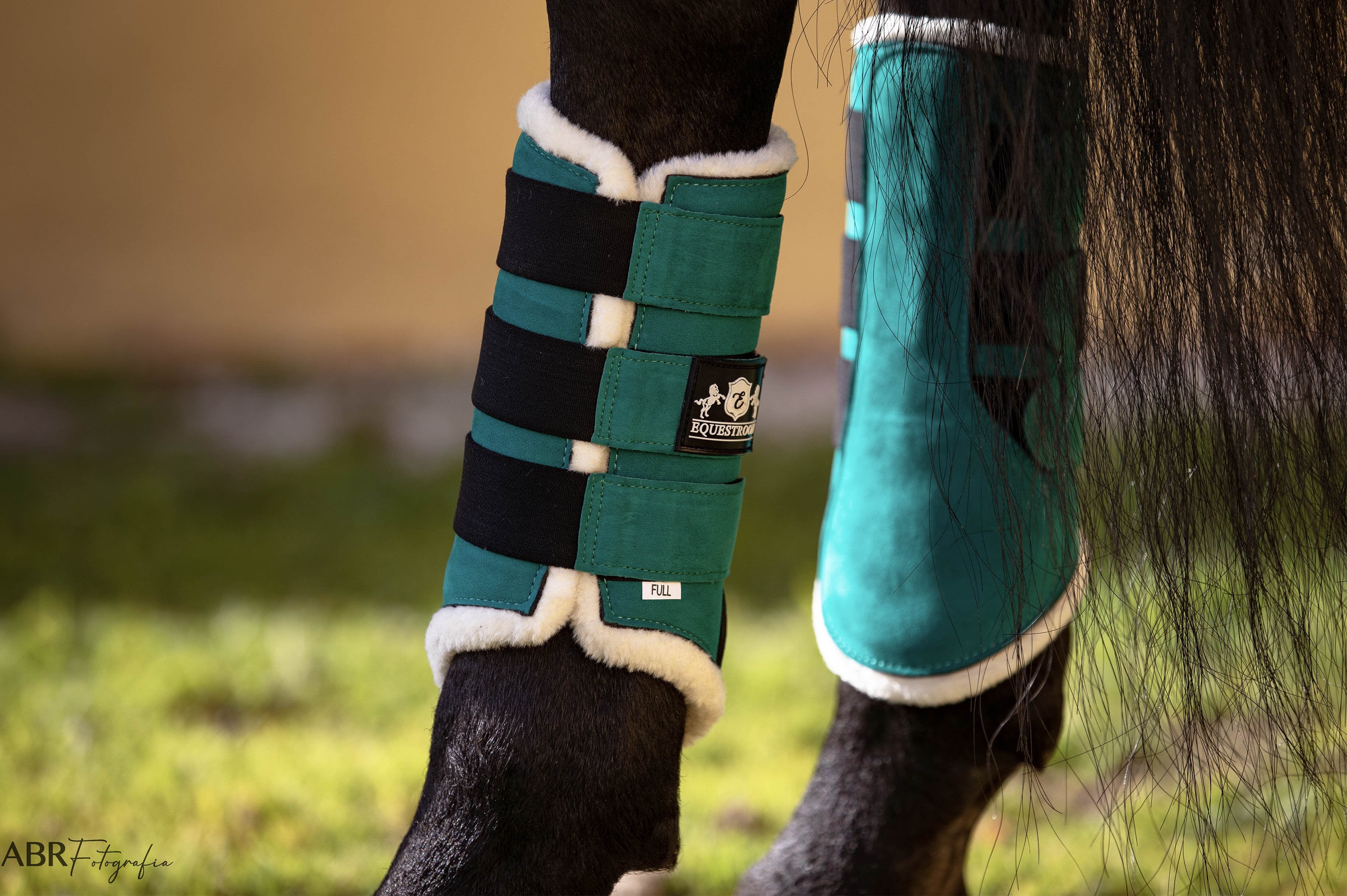 Equestroom Teal Brushing Boots - Equestroom - Equiluxe Tack