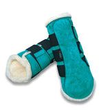 Equestroom Teal Brushing Boots - Equestroom - Equiluxe Tack