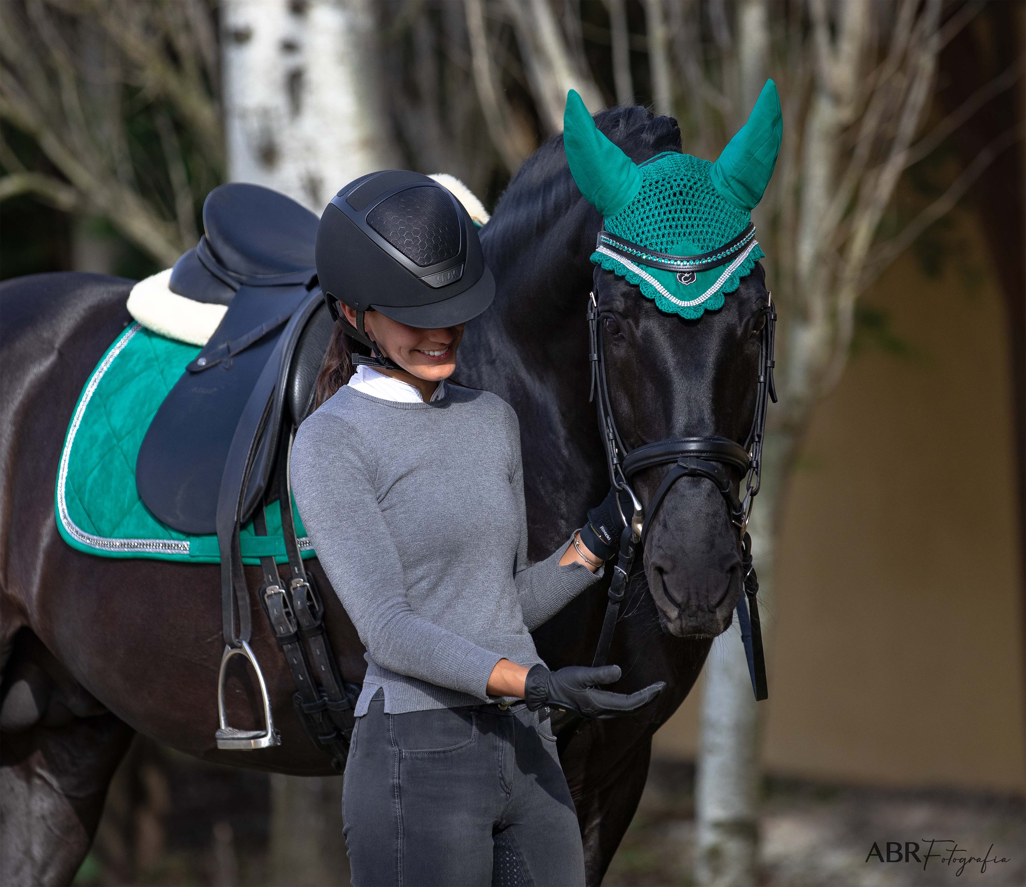 Equestroom Teal Fly Hat - Equestroom - Equiluxe Tack